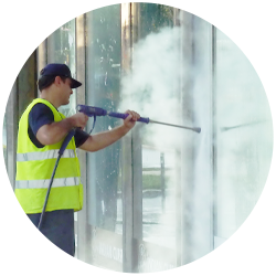 Nettoyage haute pression des vitres